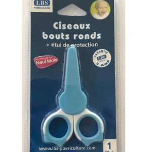 Ciseaux bouts ronds + étui