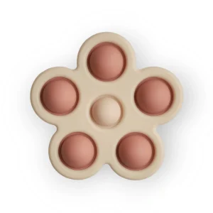 Jouet à presser | Fleur rose