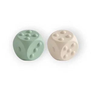 Jouet à presser | Dés crème & sauge