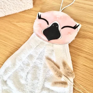 Serviette | Flamant rose
