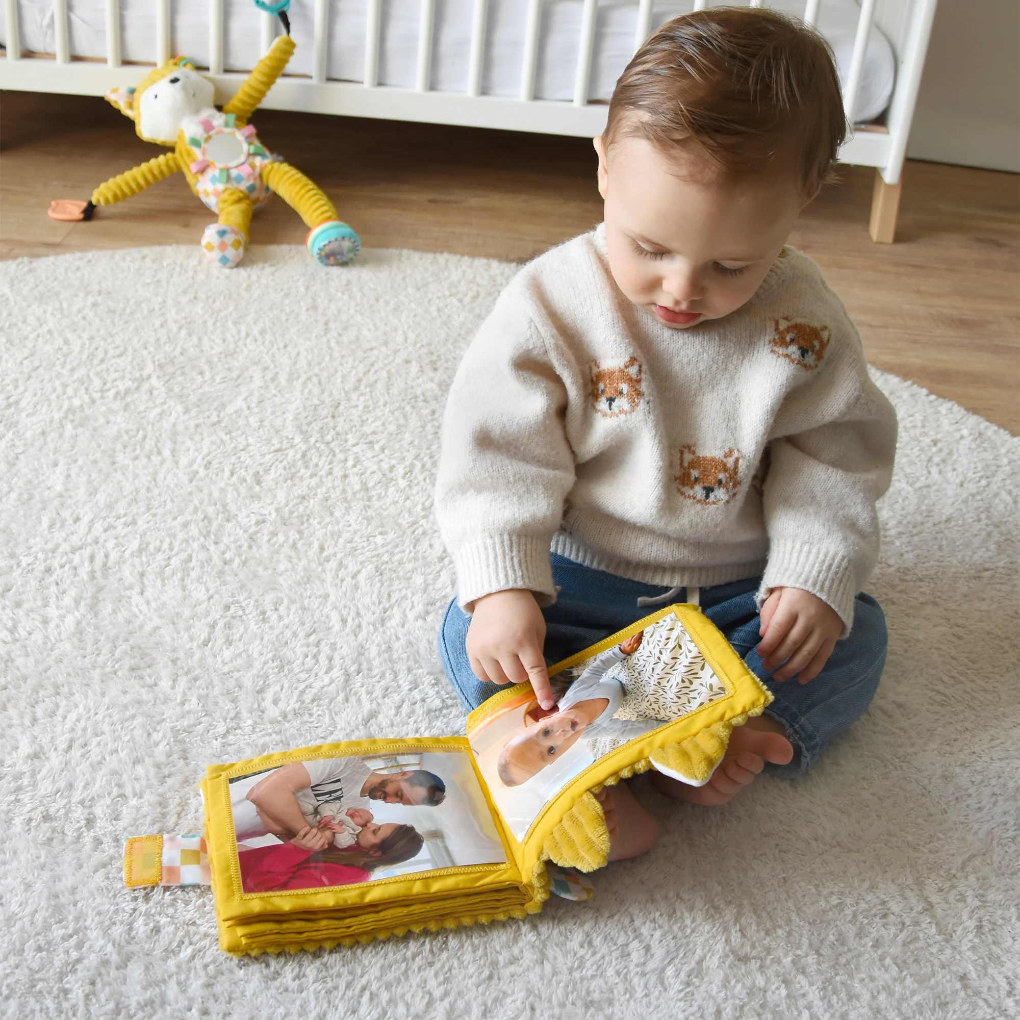 Album Photo bébé en tissu Cyranos le renard – Image 2