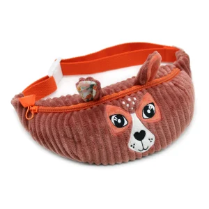 Sac banane en velours côtelé Mélimélos la biche