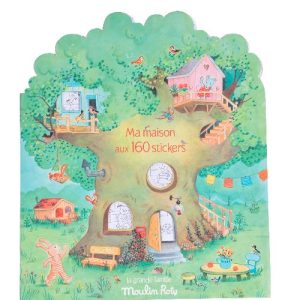 Cahier à colorier + autocollants - La Grande Famille