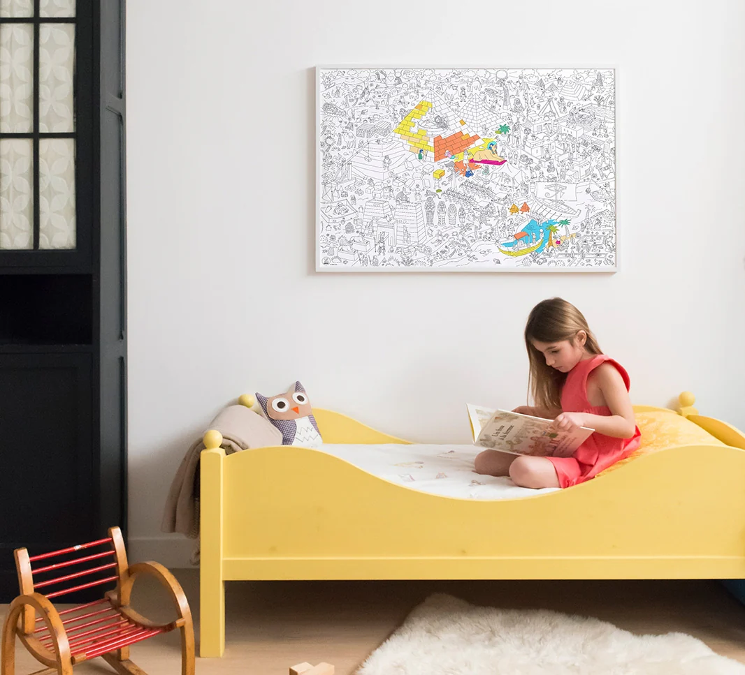 Affiche géante à colorier - Pyramide – Image 3