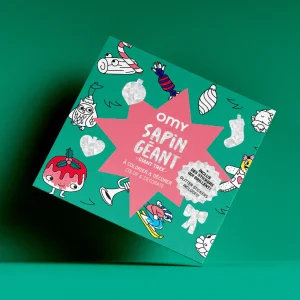 Affiche géante à colorier et à décorer - Sapin géant