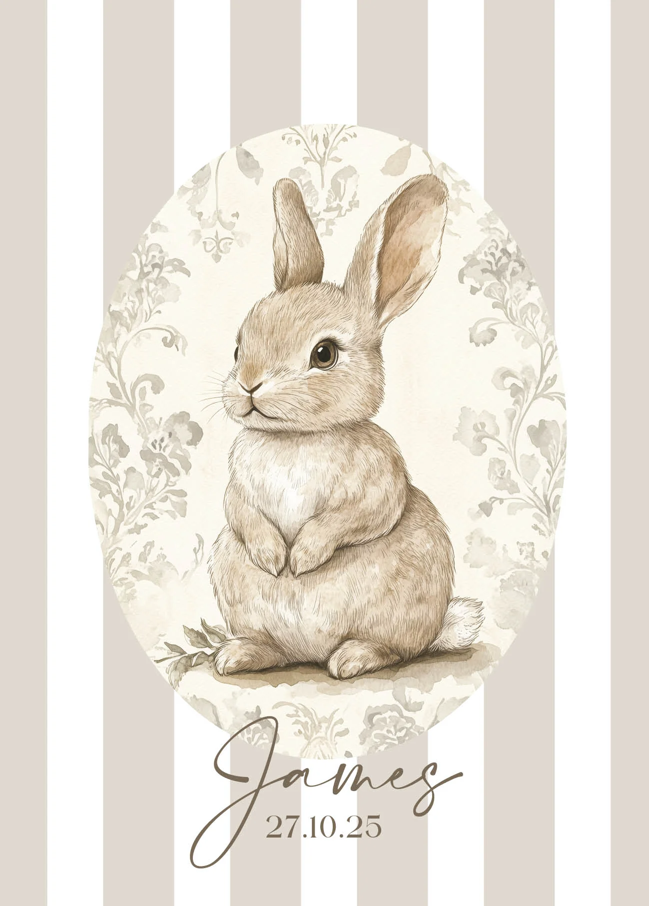 Affiche Personnalisée Animaux de la campagne pour chambre bébé – Image 3