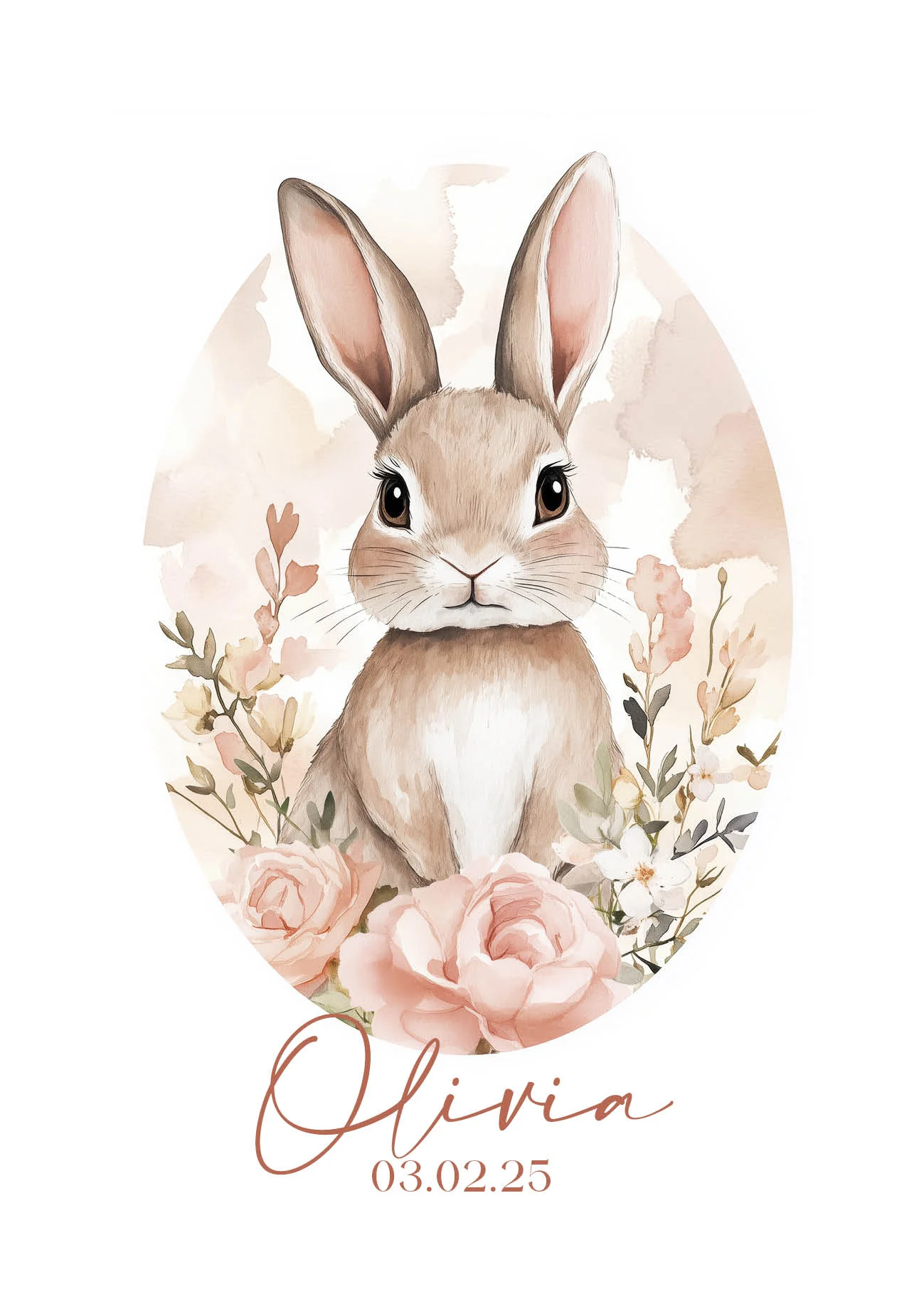 Affiche Personnalisée Animaux de la campagne pour chambre bébé – Image 8