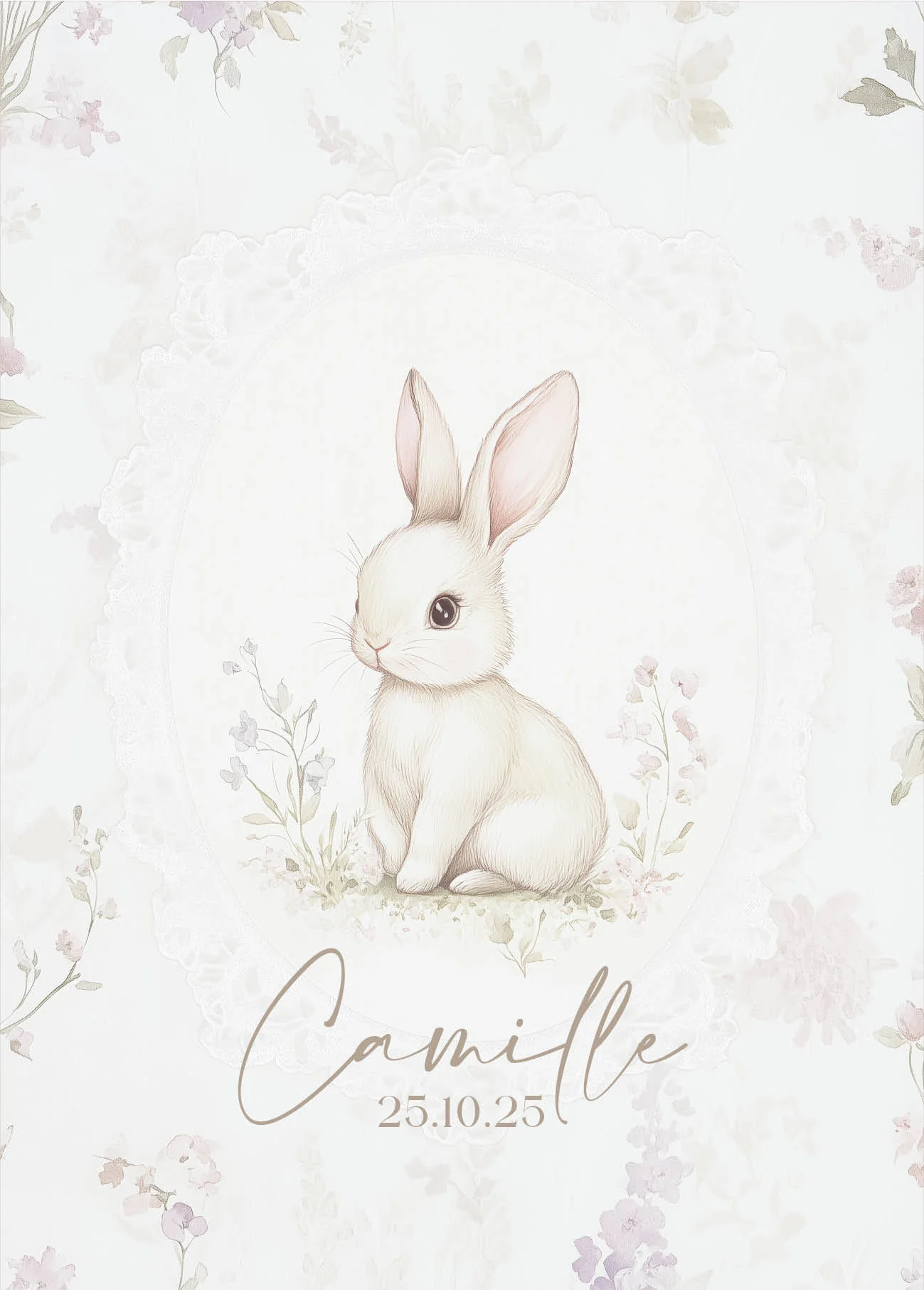 Affiche Personnalisée Animaux de la campagne pour chambre bébé – Image 9