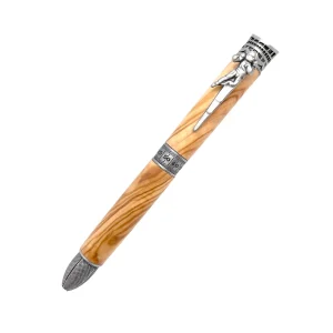 STYLO EN BOIS D'OLIVIER - MODELE FOOTBALL AMERICAIN