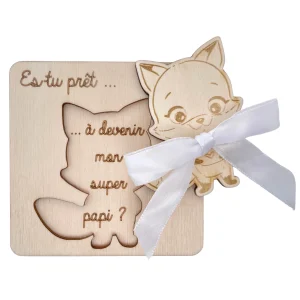 CARTE ANNONCE NAISSANCE - PAPI - RENARD