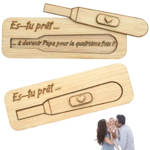 CARTE ANNONCE NAISSANCE - PAPA - QUATRIEME FOIS