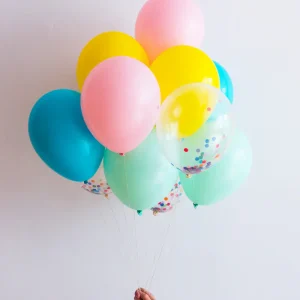 Ballons de fête en latex naturel - Crème glacée
