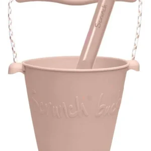 Seau flexible en silicone + Pelle - Blush