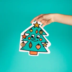 Cahier d'activités & autocollants - Sapin de Noël