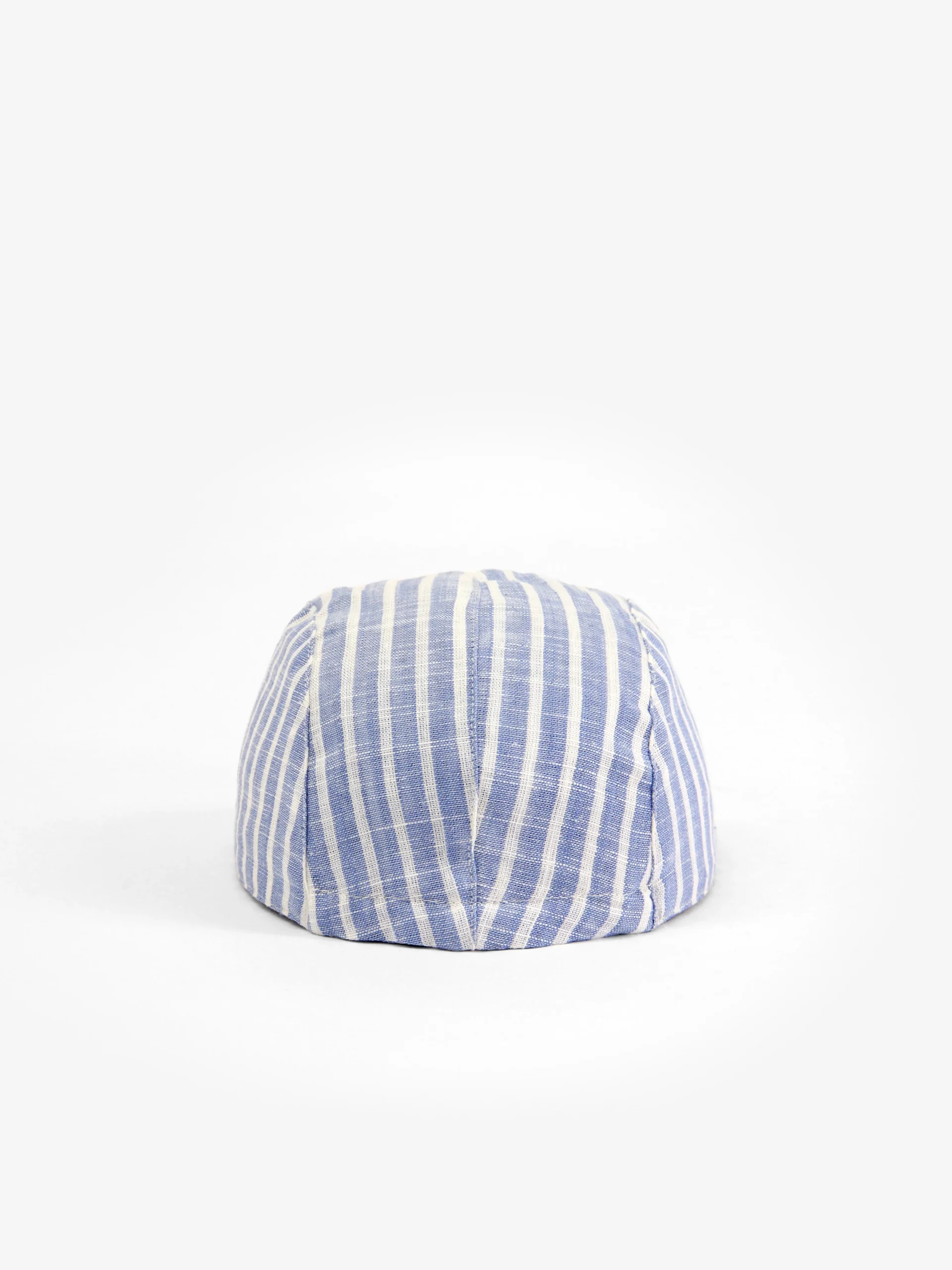 Casquette en lin Caribou - Rayée bleu – Image 2