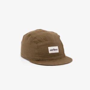 Casquette en lin Caribou - Chocolat