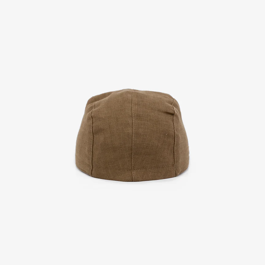 Casquette en lin Caribou - Chocolat – Image 4