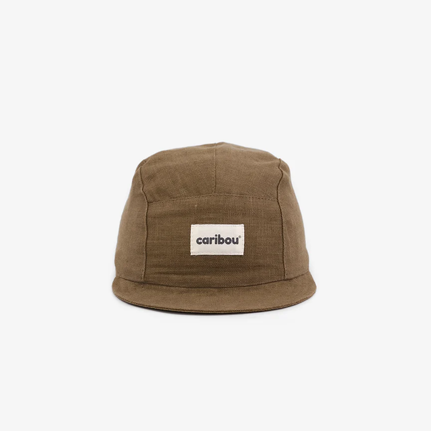 Casquette en lin Caribou - Chocolat – Image 3