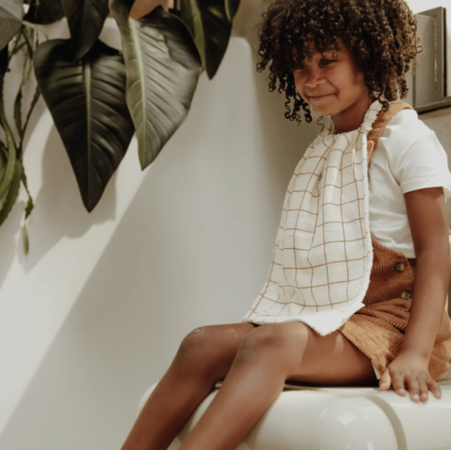 Serviette de cantine | Grands carreaux – Image 2