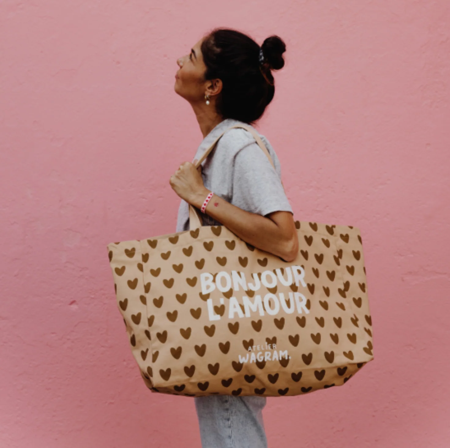 Sac cabas XL | Bonjour l'amour – Image 4