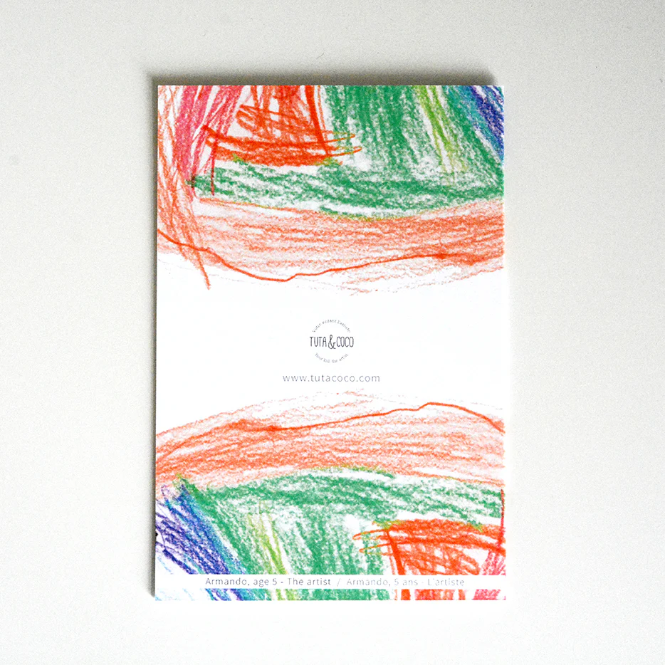 Carte de souhaits dessin d’enfant - Be a kid – Image 4