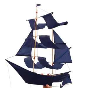 Cerf-volant & mobile navire - Bleu