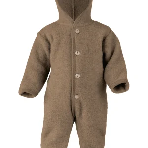 Combinaison chaude en mérinos - Noisette mélange