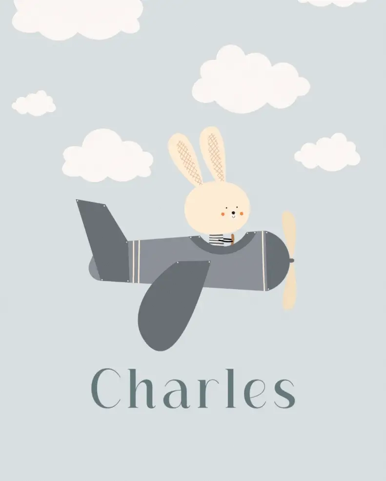 Affiche Personnalisée pour chambre bébé