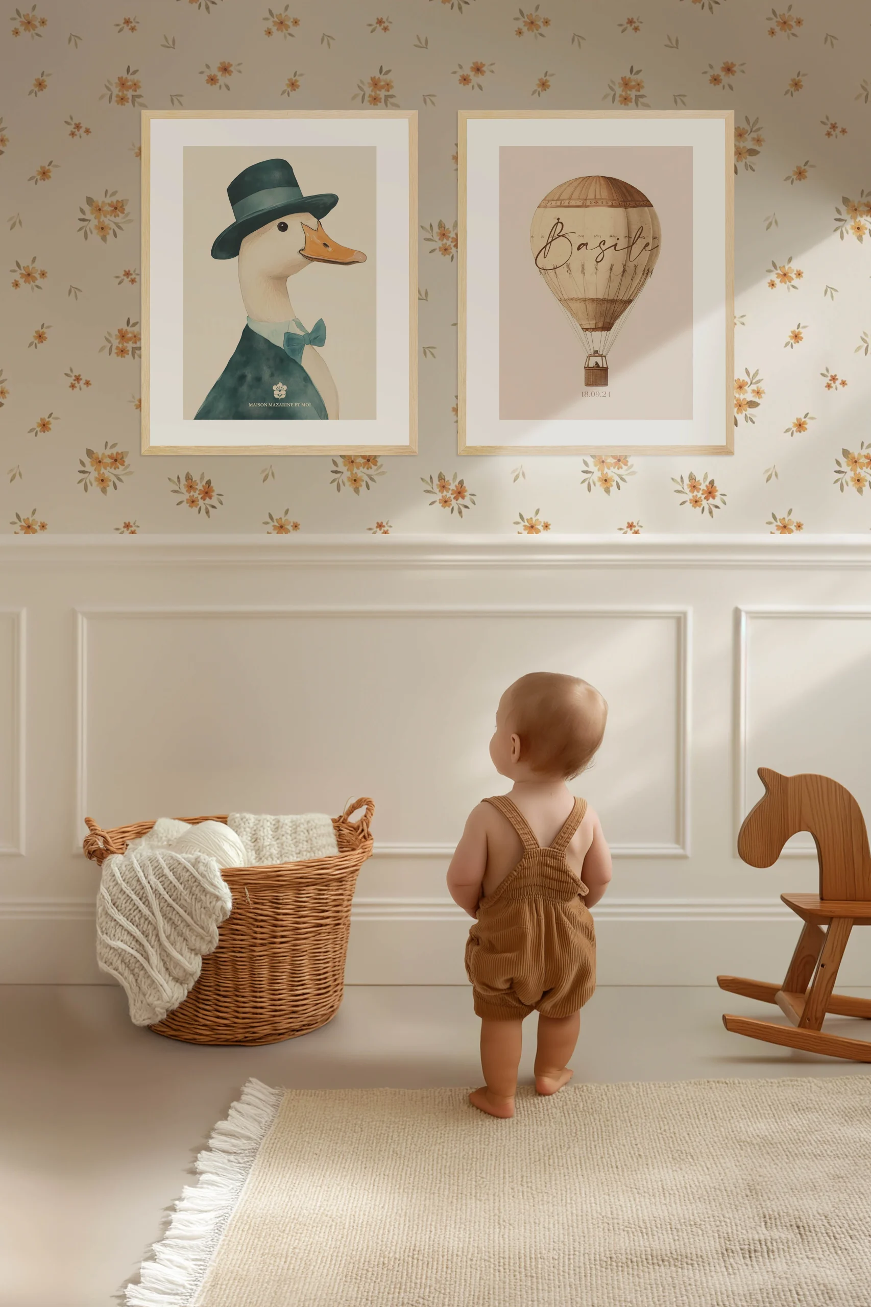 Affiche Personnalisée Animaux de la campagne pour chambre bébé – Image 7