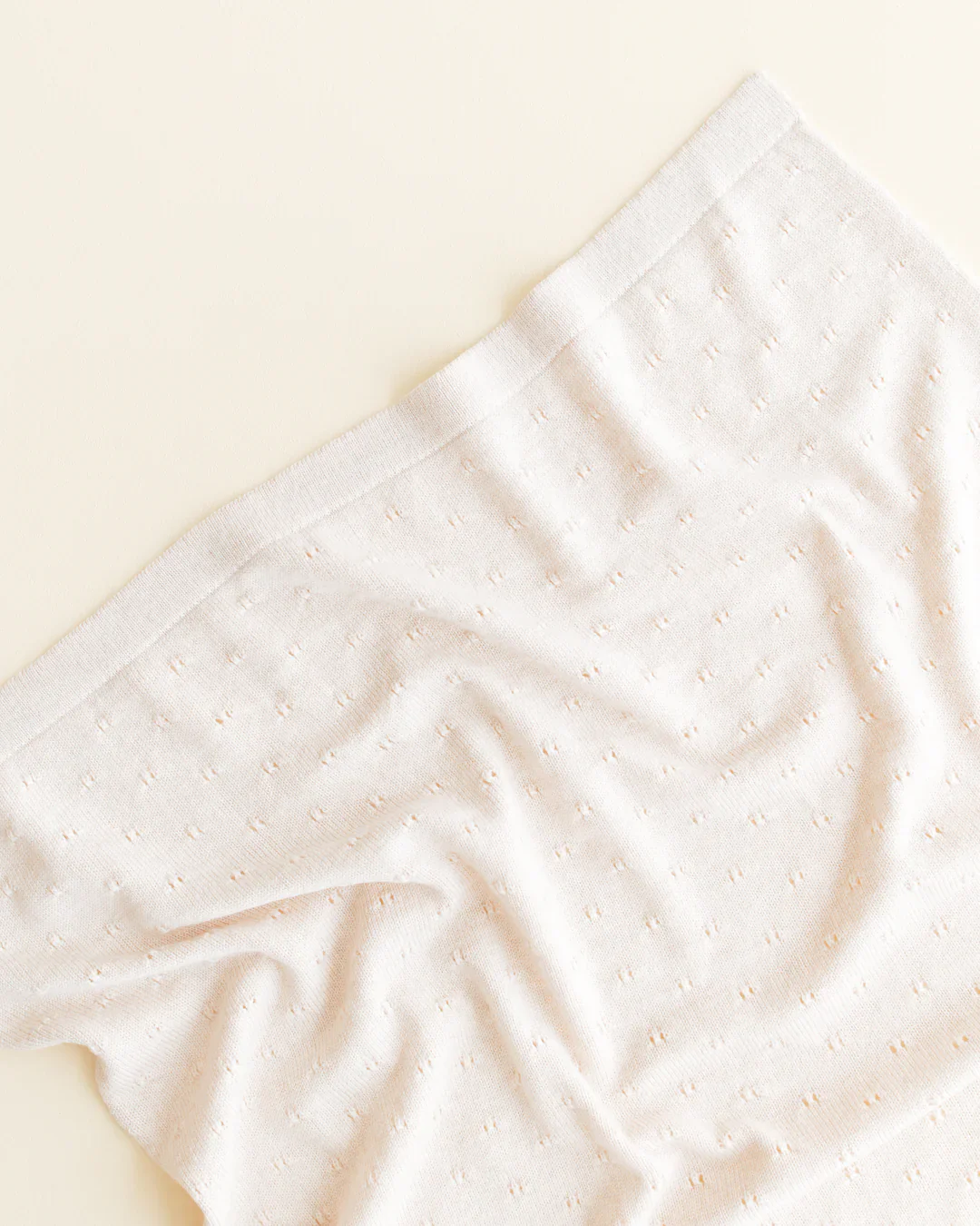 Couverture de mérinos Bibi - Crème – Image 3