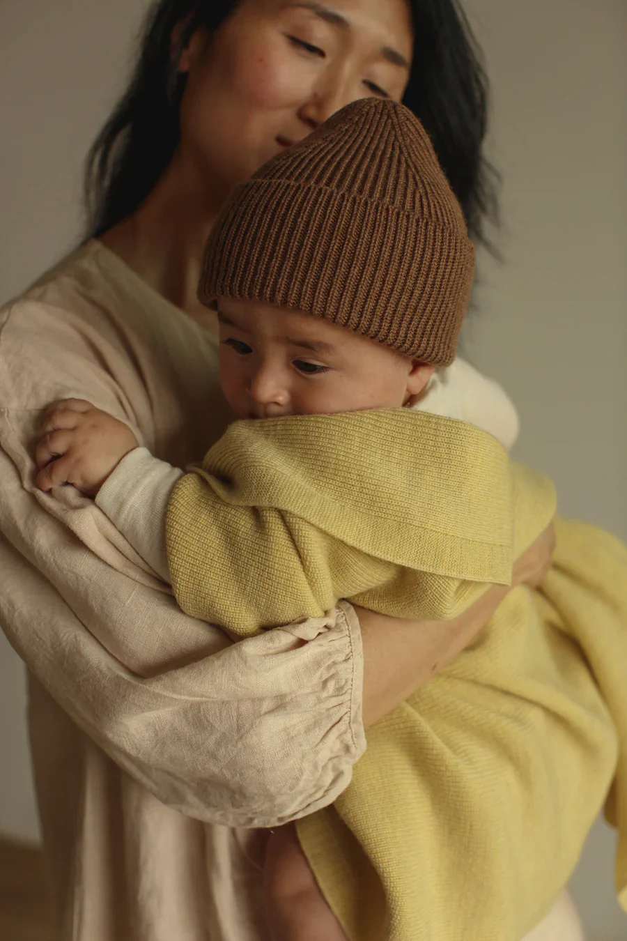 Couverture de mérinos Félix - Jaune pâle – Image 2