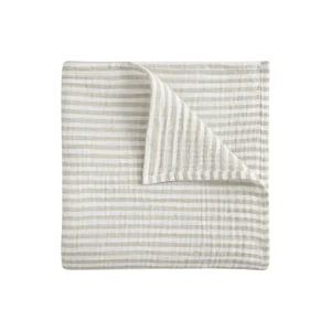Couverture d'emmaillotage en mousseline - Stripe Anjou