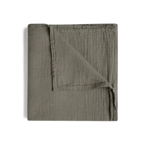 Couverture d'emmaillotage en mousseline - Geranium