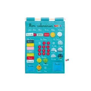 Calendrier Mural Éducatif en Tissu