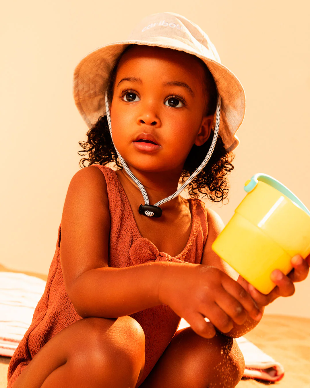 Chapeau soleil Caribou - Écru – Image 4