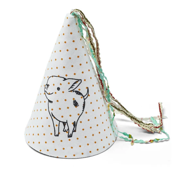 Chapeau de fête - Cochon