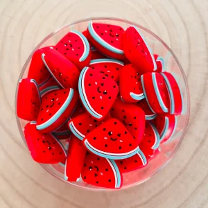 Perle silicone pastèque