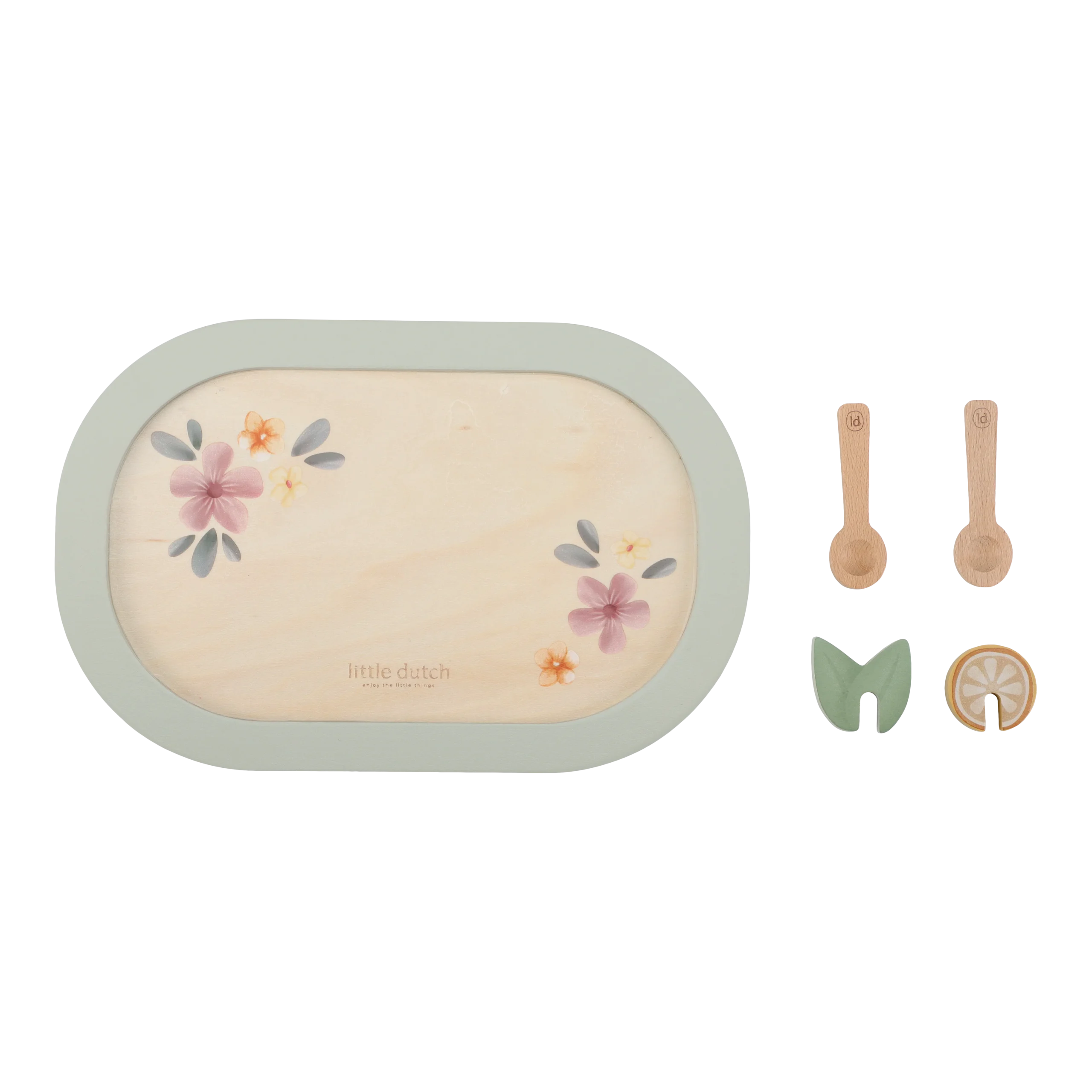 Service à thé en bois – Image 7