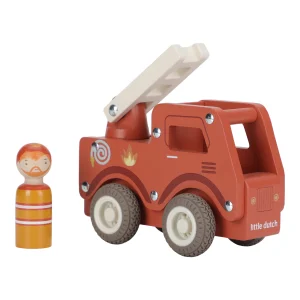 Camion de pompiers en bois