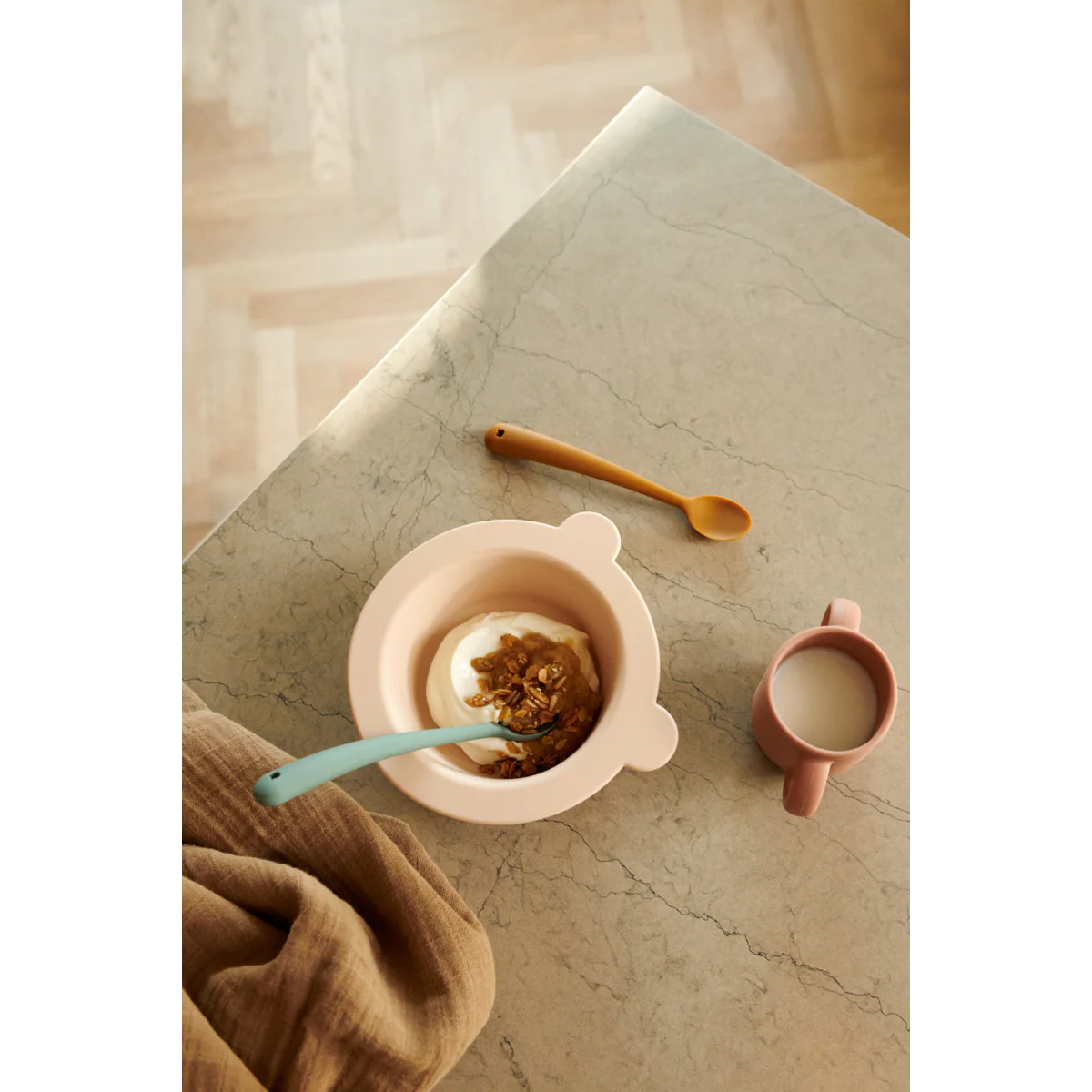 Lot de 4 cuillères | Bleu – Image 3