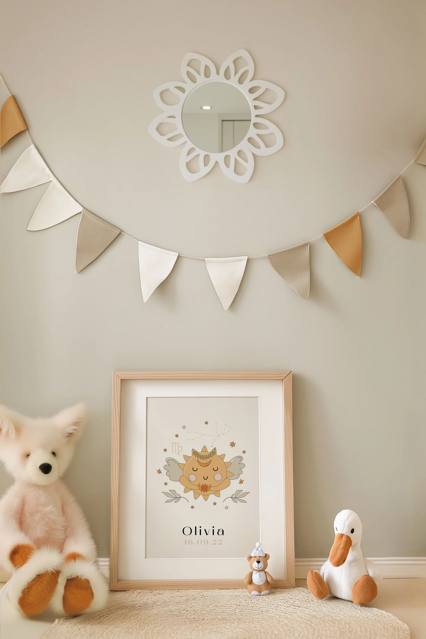 Affiche Signe Astro VIERGE pour Bébé – Image 2