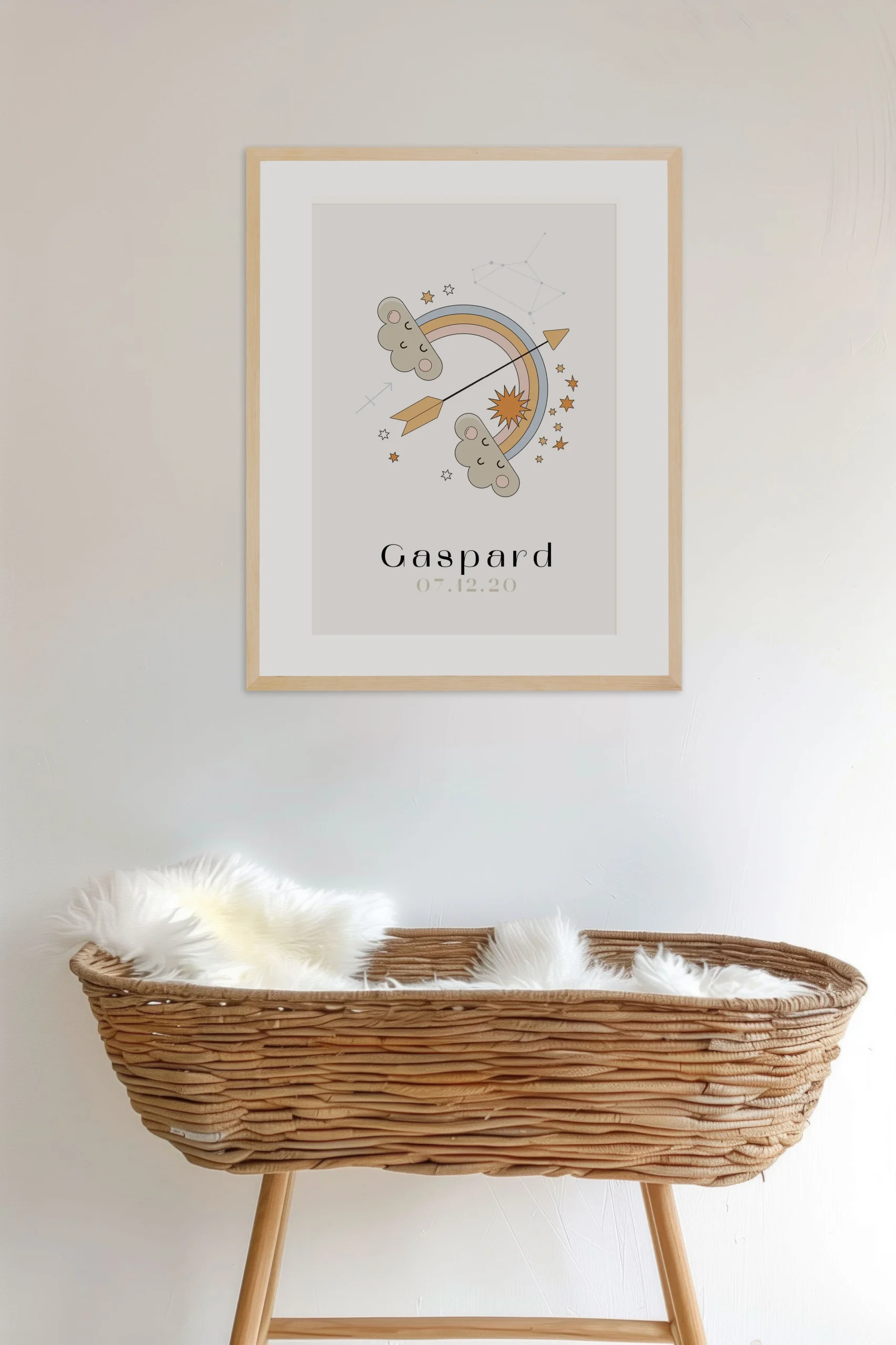 Affiche Signe Astro SAGITTAIRE pour Bébé – Image 2