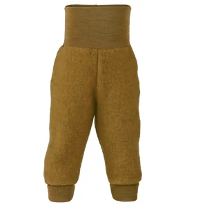 Pantalon chaud en polaire de mérinos  - Safran chiné