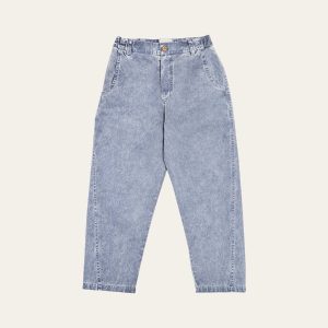 Pantalon délavé bleu clair