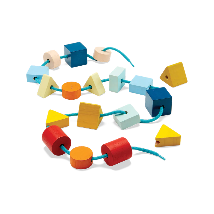 Perles géométriques à enfiler