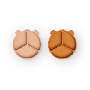 Lot de 2 assiettes | Rose