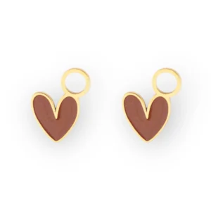Lot de 2 charms | Organic Heart