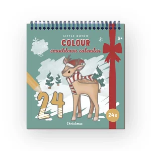 Calendrier de l'avent à colorier