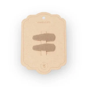 Lot de 2 barrettes | Gaze de coton Olive