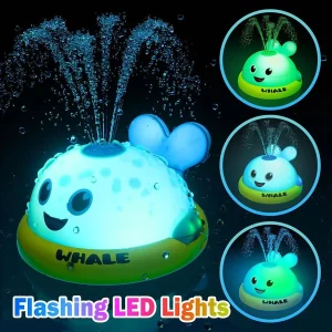 🐳 Baleine Lumineuse et Fontaine Interactive pour Enfants 3-12 Ans